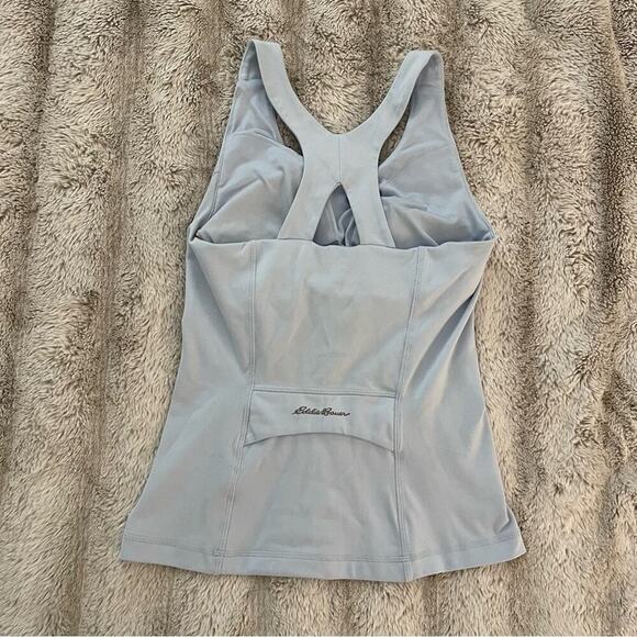 Eddie Bauer Horizon Light Blue Athletic Top - Picture 3 of 5